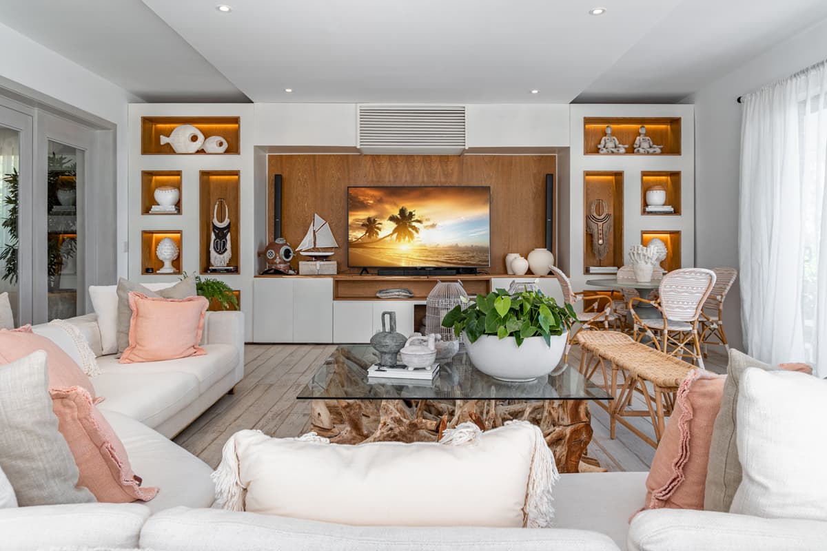 Infinity pool and terrace